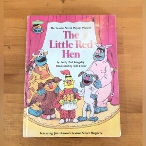 Vtg Sesame Street The Little Red Hen Book 1981